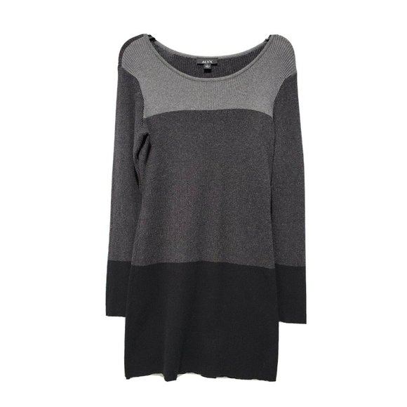 ALYX | Long Sleeve Sweater Dress | Size L Gray - Picture 4 of 4
